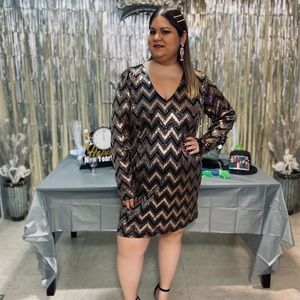 Metal Sequin Dress